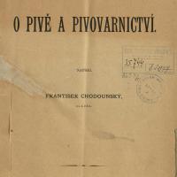 Několik listů o pivě a pivovarnictv&iacute; 1