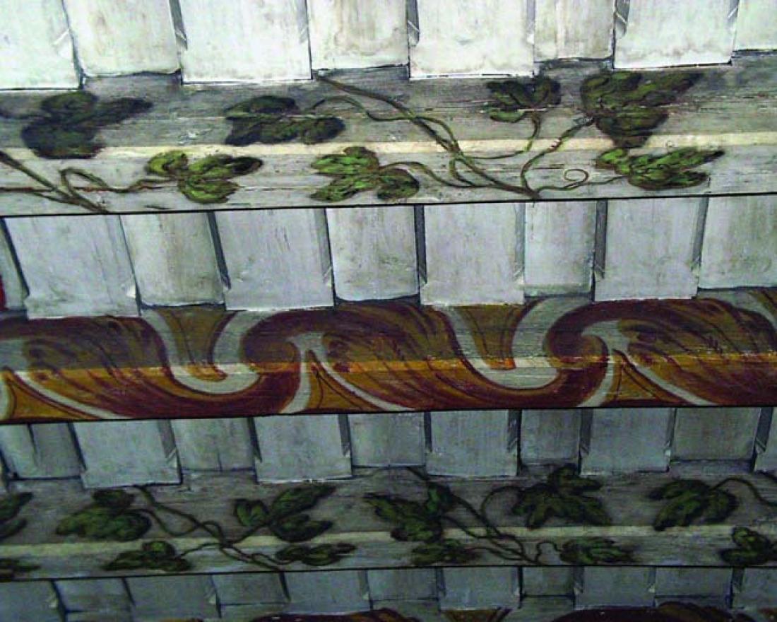 Dřevěn&yacute; strop